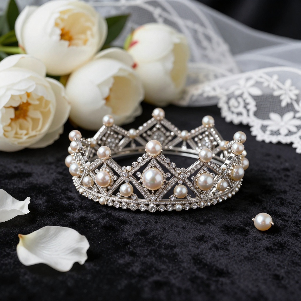 Peter Phillips Marries Harriet Sperling wearing a historic pearl and diamond tiara at the Cotswolds wedding