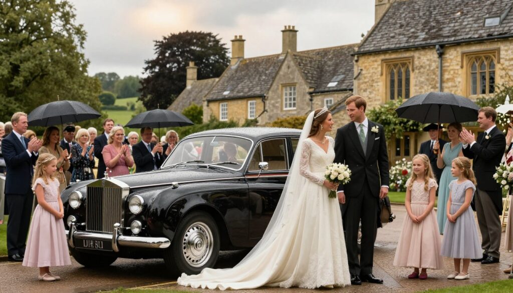 Peter Phillips Marries Harriet Sperling at All Saints’ Church in Kemble during their royal wedding ceremony