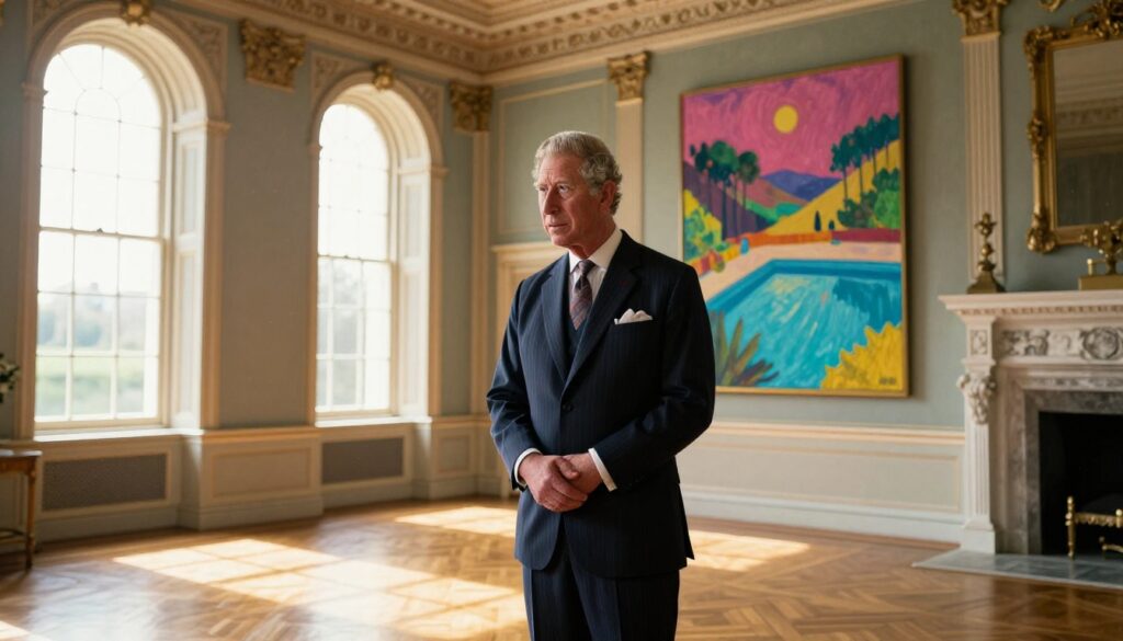 King Charles III tribute to David Hockney celebrating the artist's colorful legacy and influence on modern art