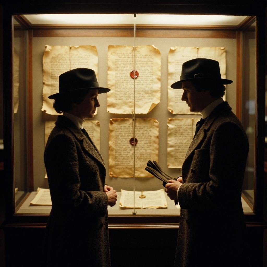 Prince Edward and Duchess Sophie at the Treaty of Windsor anniversary exhibition in Lisbon National Archive