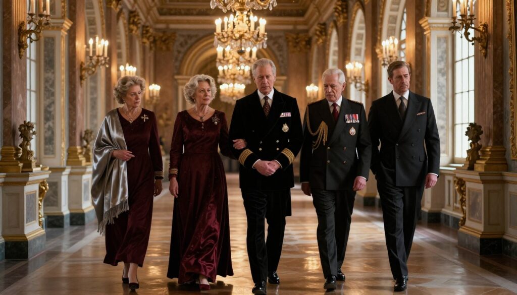 king charles dinner scotland royal family gathered for secret dinner at holyroodhouse with emotional and serious atmosphere