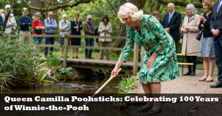 Queen Camilla Poohsticks