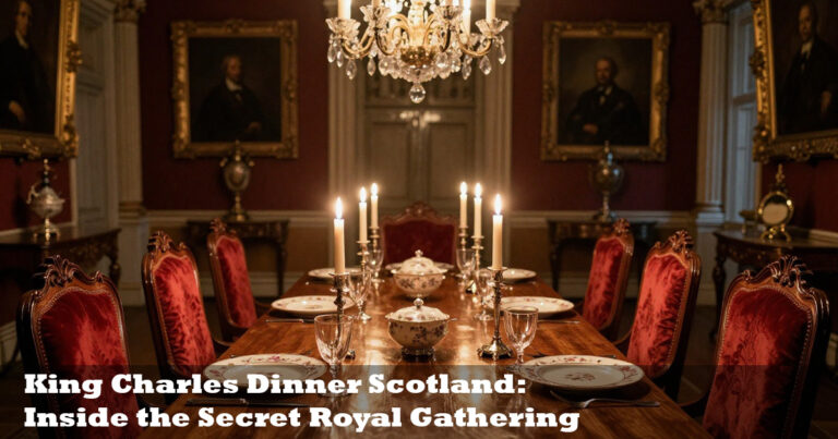 King Charles Dinner Scotland